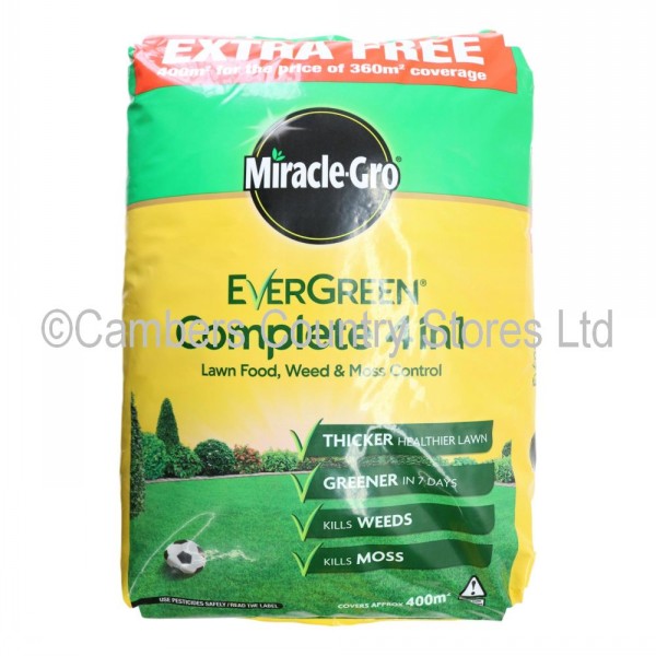 Evergreen Complete 4 In 1 400m2 Best Price Miracle Gro Evergreen Complete 4 In 1 400m2 | Cambers Country Store